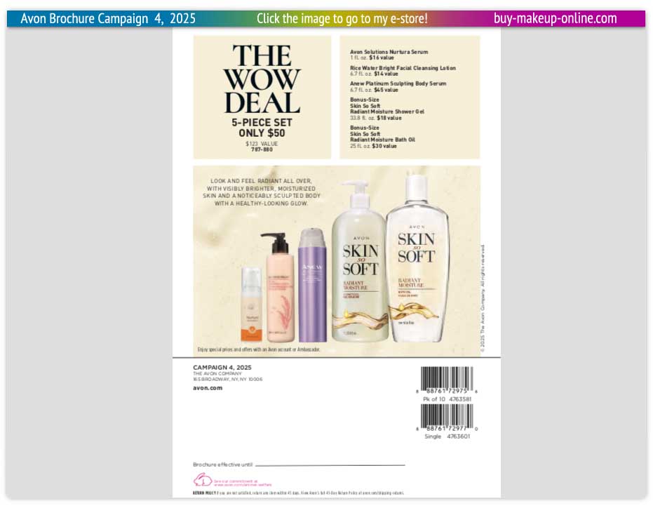 view Avon Catalog Campaign 4 Online | Avon The WOW Deal 5-Piece Set 