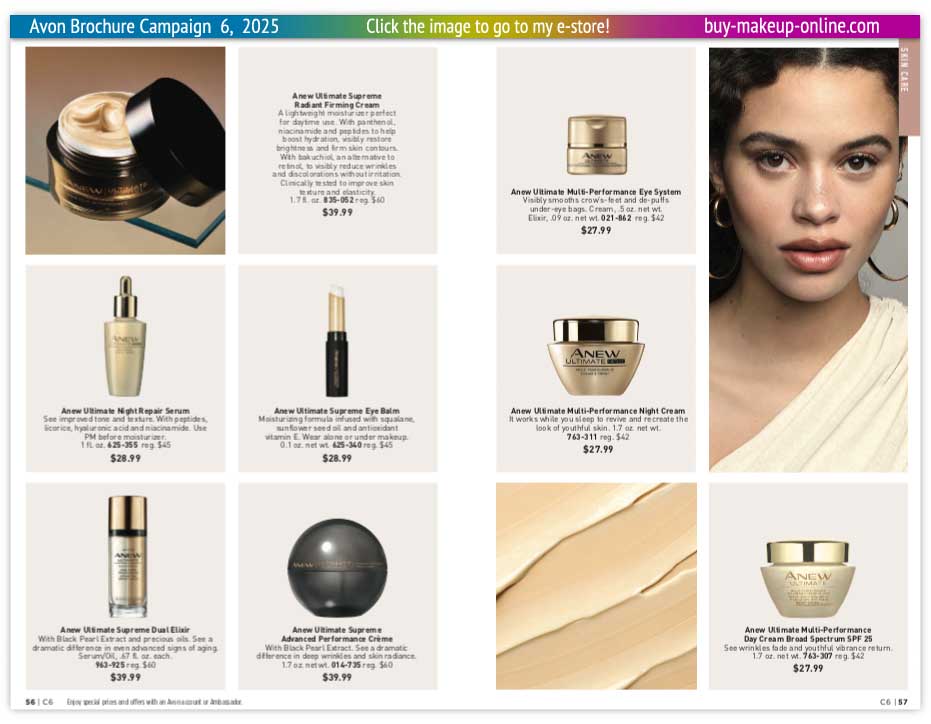 New Avon Campaign 6 book Online | Avon Anew Ultimate 