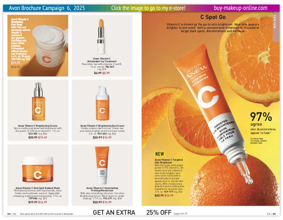 New Avon Campaign 6 book Online | Avon Anew Vitamin C 