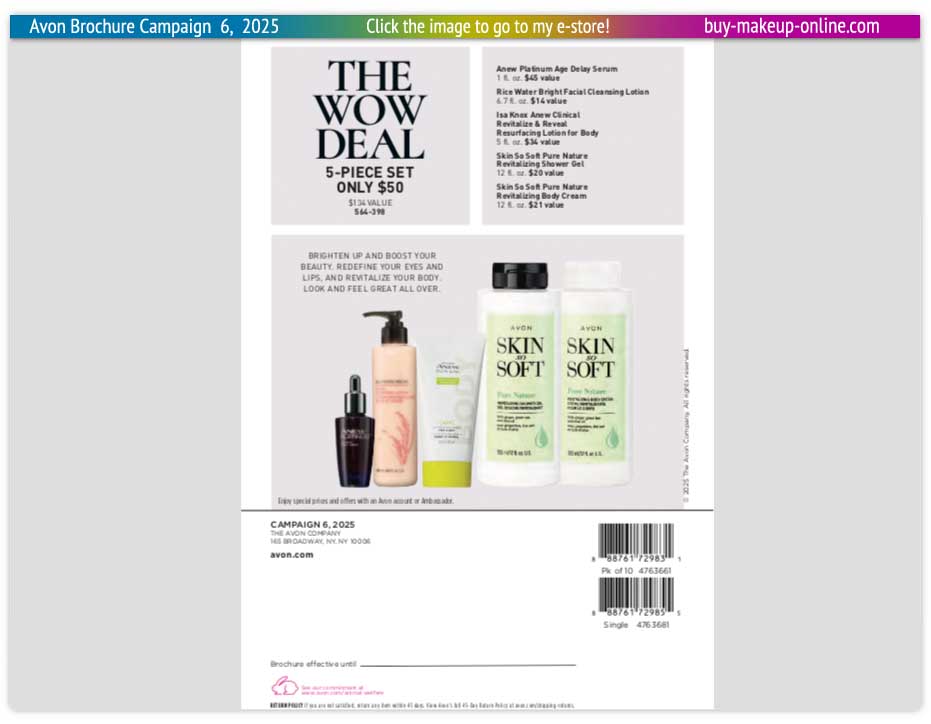 view Avon Catalog Campaign 6 Online | Avon The Wow Deal 5-Piece Set 