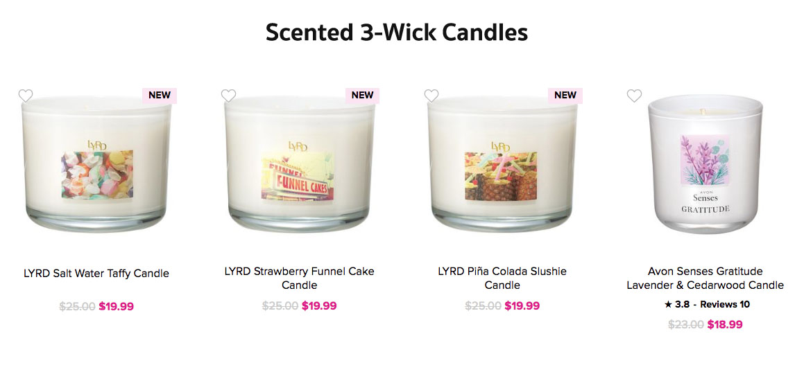 Buy Avon Online | Shop Avon Online Scented Candle Sale