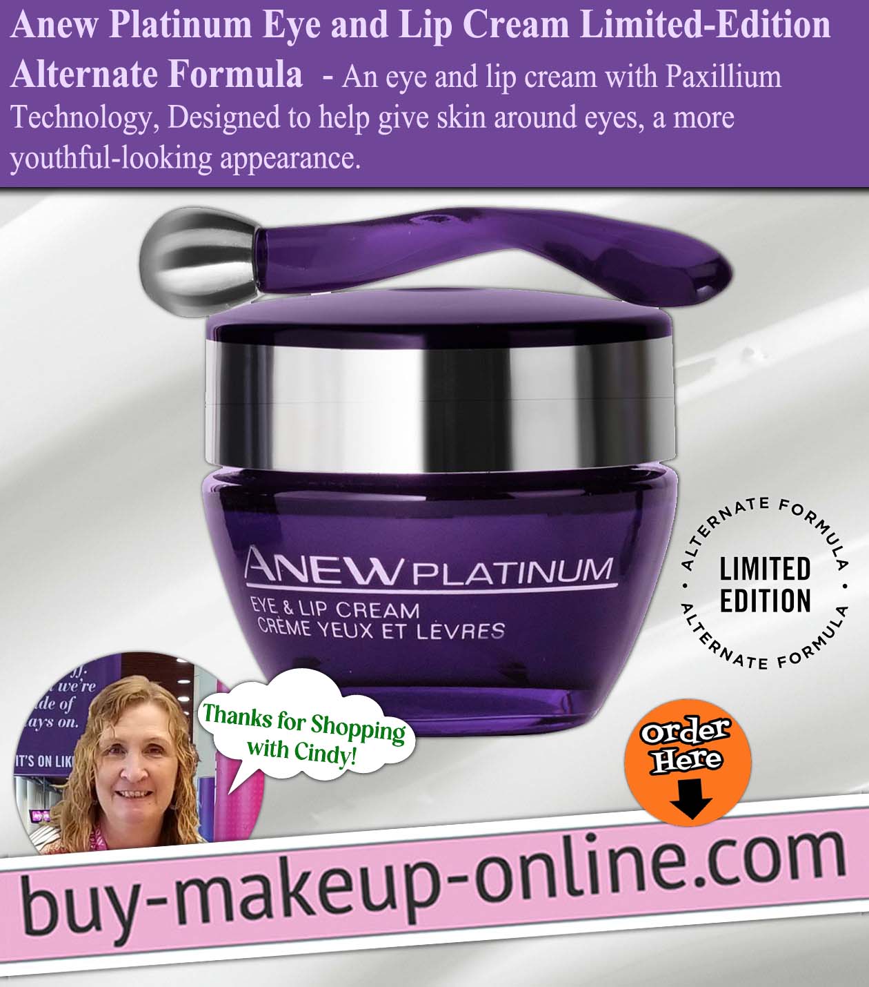 AVON Anew Platinum Eye and Lip Cream Limited-Edition Alternate Formula 