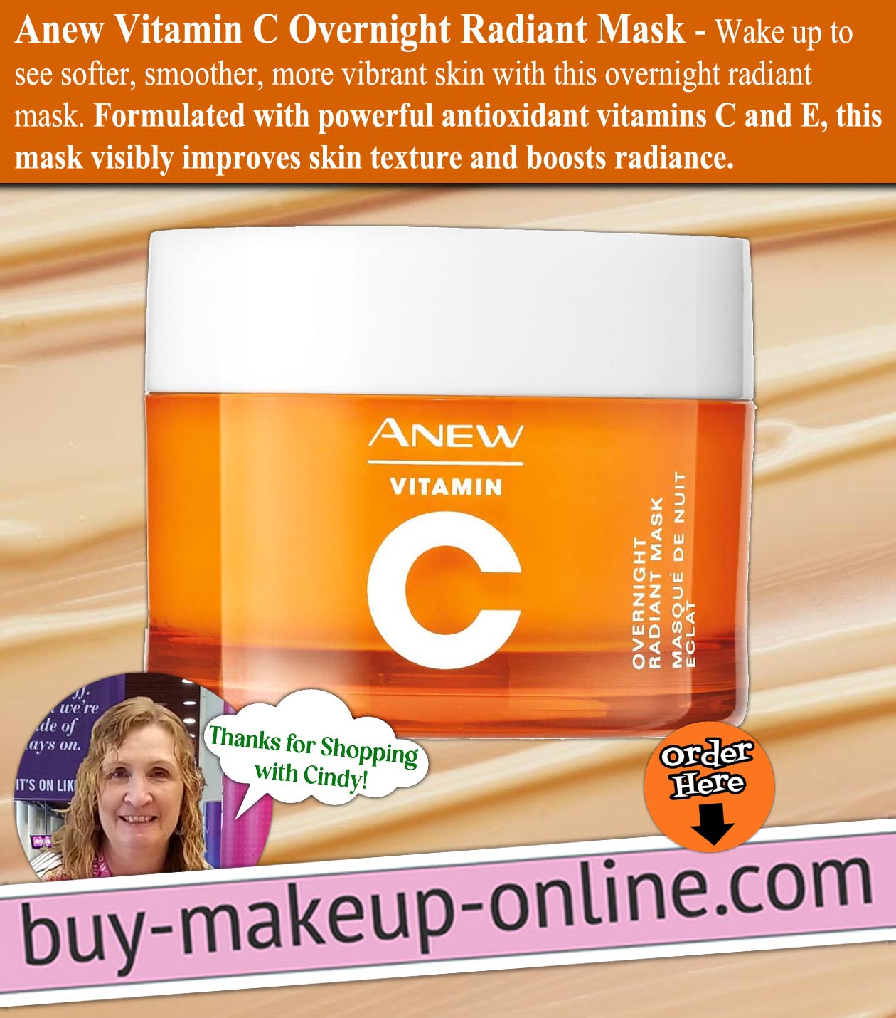 AVON Anew Vitamin C Overnight Radiant Mask 