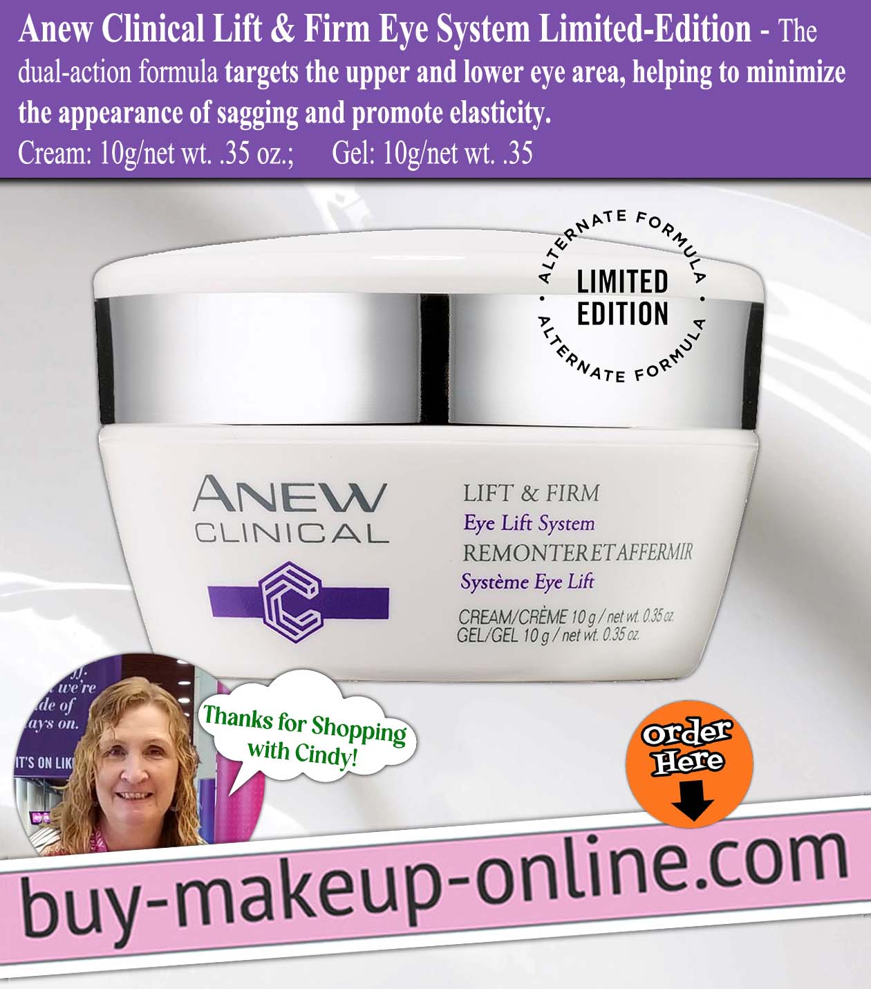 AVON Isa Knox Anew Clinical Lift & Firm Eye System Limited-Edition 