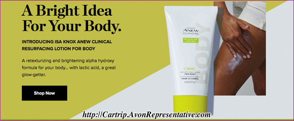 Buy Avon Online - Isa Knox Anew Clinical Resurfacing Body Lotion