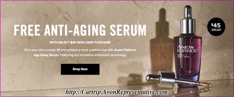 Buy Avon Online - FREE Anti-Aging Serum Offer