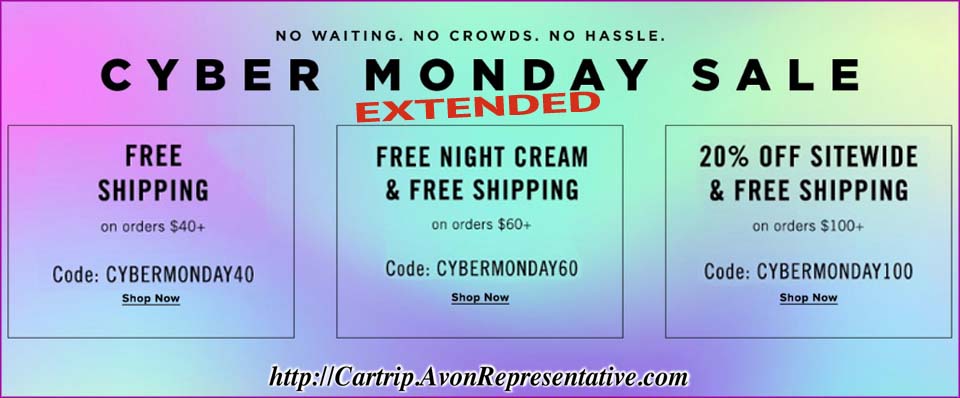 Buy Avon Online - Cyber Monday Sale