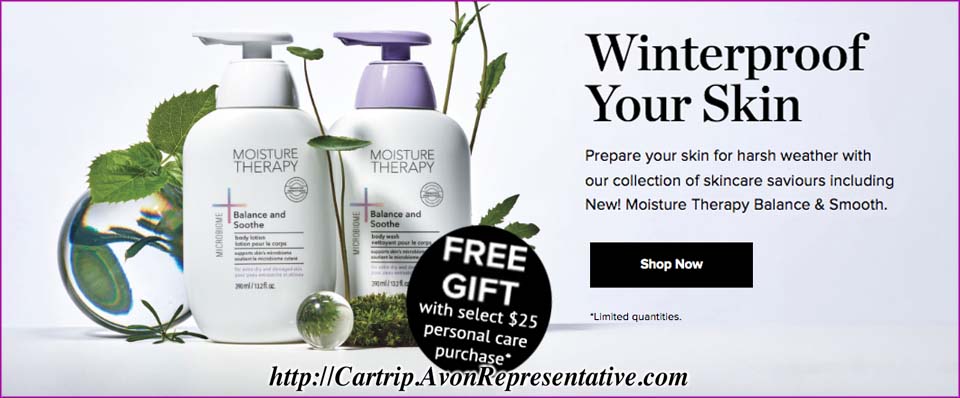 Buy Avon Online - Moisture Therapy Free Offer With Purchase